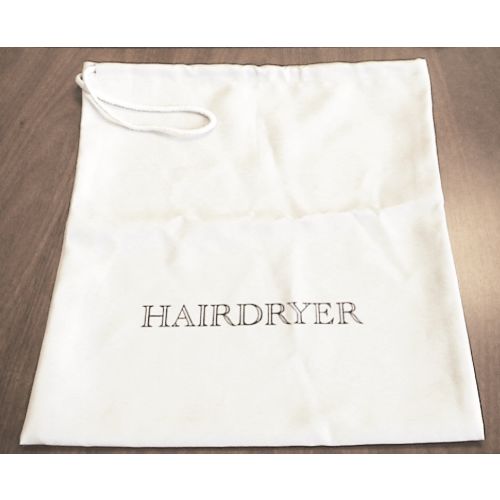 Hair Dryer Bag with Nylon Handle, Natural